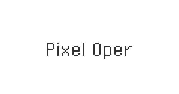 Pixel Operator font thumb